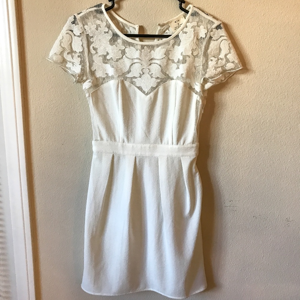 Pins & Needles White Lace Dress - Urban Outfitters